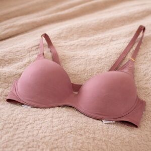 Victoria's Secret Mauve Perfect Shape Incredible Push-Up Bra Size 32C